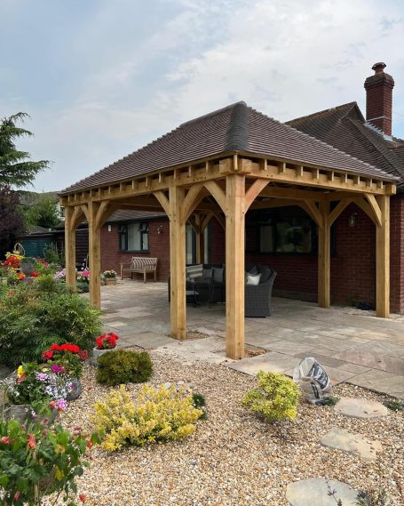 Oak Framed Pergola